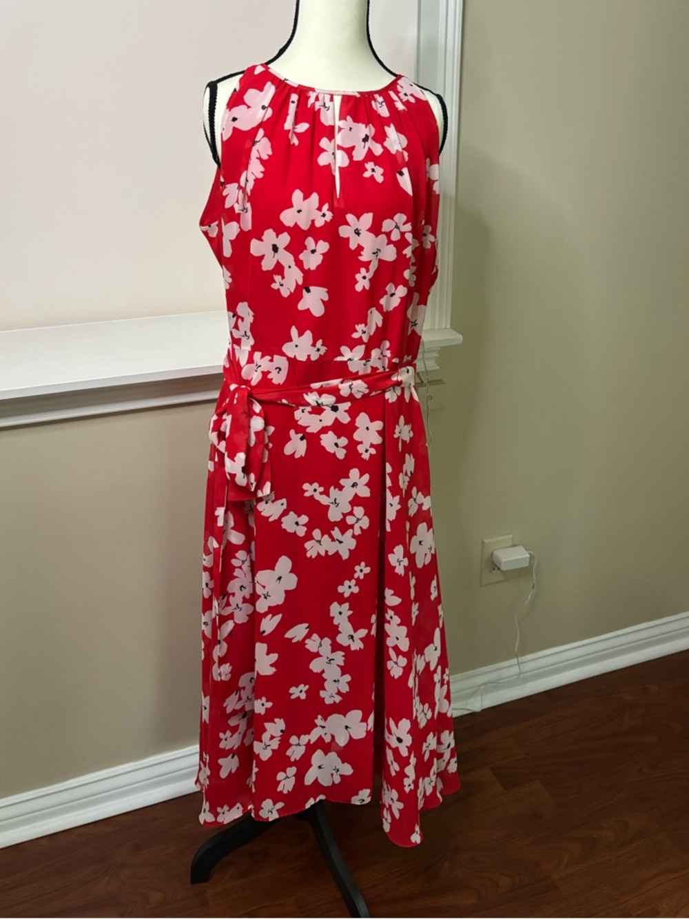 TAHARI ASL sleeveless midi dress 14